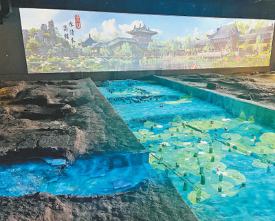 浙江省杭州市德寿宫遗址博物馆的数字展陈。李元初摄