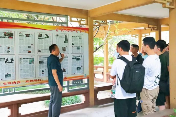 双拥长廊。南京市退役军人事务局供图